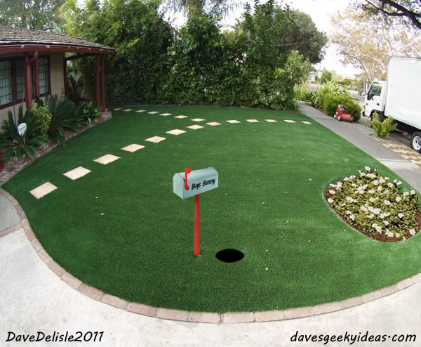 Bugs Bunny Hole Home Underground Residence Yard Decoration Daves Geeky IDeas 2011