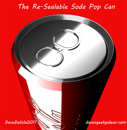 Coke Pepsi Aluminum Soda Pop Can Side Profile Top 