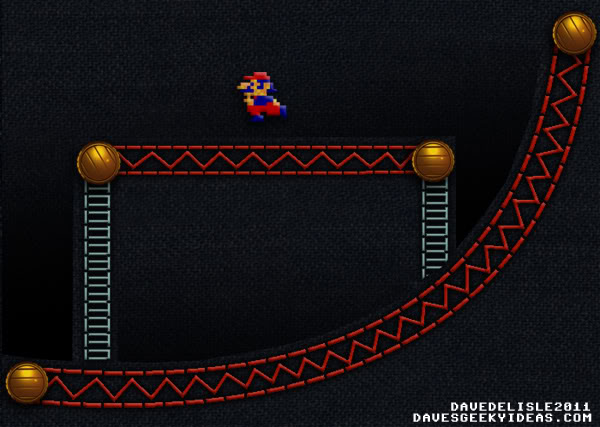 Donkey Kong DKNY Calvin Klein Jeans Denim Embroidery Nintendo Fashion Geeky davesheekyideas.com