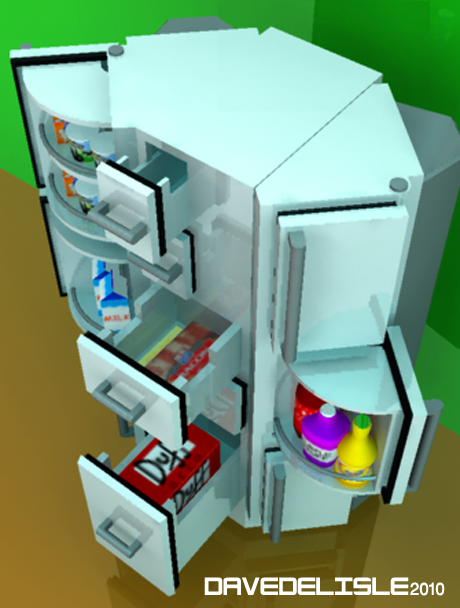 Haxagon Fridge Concept