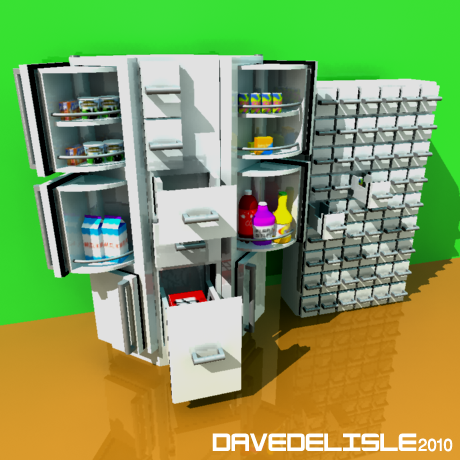 Energy Saving Fridge Concept