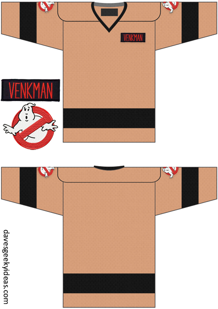 Ghostbusters Hockey Jersey Design 2011 