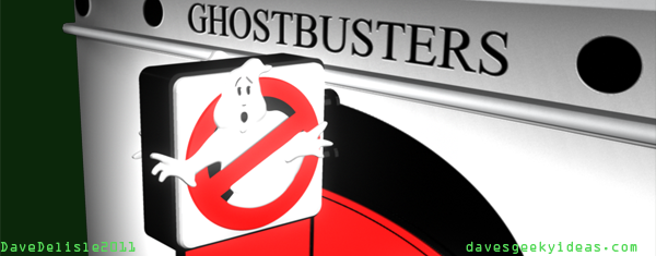 Ghostbusters Firehouse Sign Logo Light 2011 davesgeekyideas