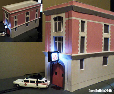 Ghostbusters GB Firehouse Egon Winstan Stan Ray Slimer Papercraft