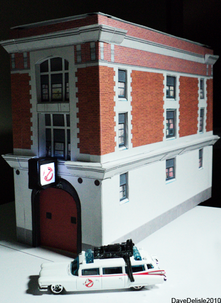 Egon Ray Stan Winston Ghostbusters Stay Puft Firehouse Papercraft