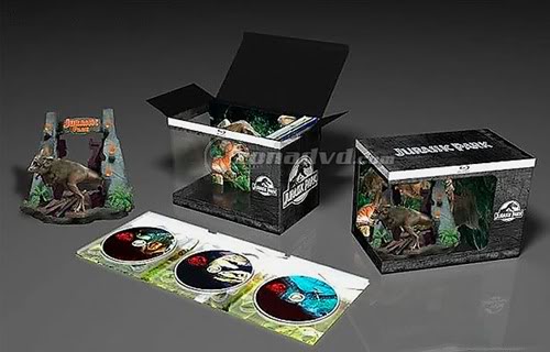Jurassic Park Blu-Ray 2011 Trilogy Gift Set
