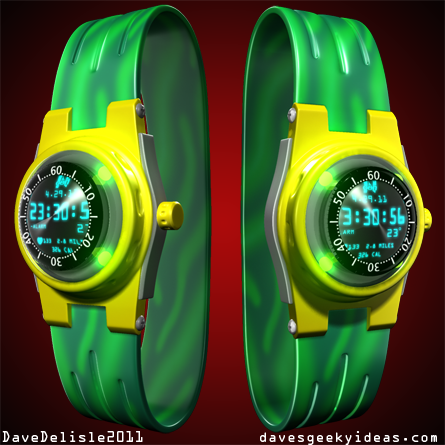 Jurassic Park Night Vision Goggles Watch Clock 2011 Collectible Fashion Geeky Luxury