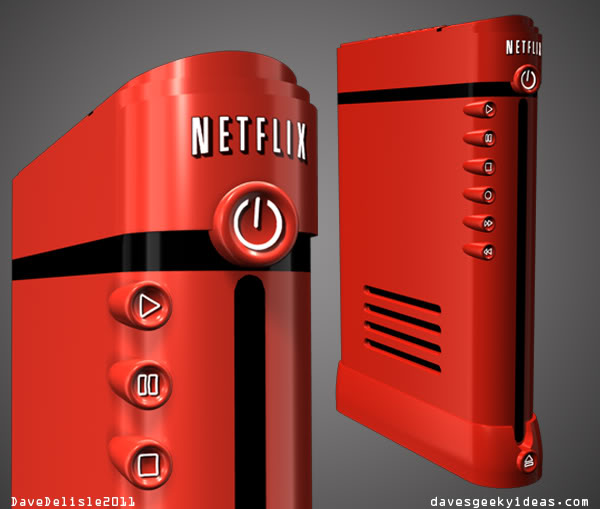 Netflix Player Digital Download Hardware Box Web 2011 davesgeekyideas.com