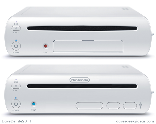 Nintendo Wii U Console Makeover Refresh 2011 davesgeekyideas.com