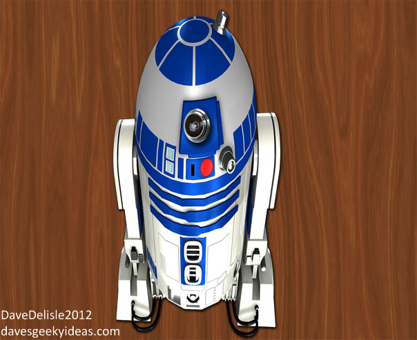 R2D2 Peephole cover 2012 davesgeekyideas.com Dave Delisle