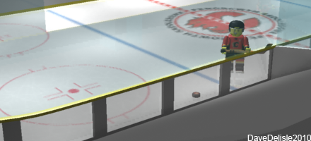 Future NHL Rink Lego 3D Hockey