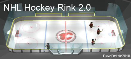 NHL Hockey Rink Lego Ice Hockey Sports
