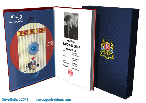RUSHMORE film DVD Blu-Ray Yearbook Max Fischer 2011 davesgeekyideas.com