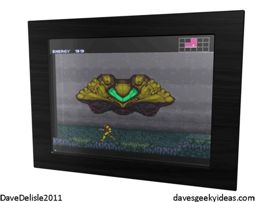 Super Metroid Picture Box Photo Frame Video Game Diorama