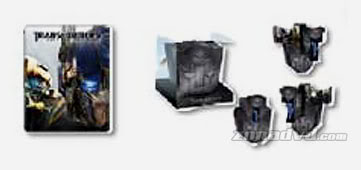 Transformers Trilogy ZonaDVD Transforming Case 2011 Blu-Ray
