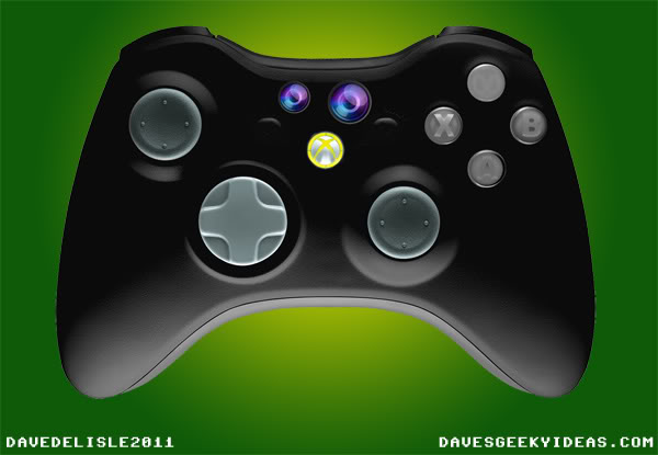 Kinect 2011 davesgeekyideas.com Microsoft XBOX 720 SLim Next-Gen Controller Concept