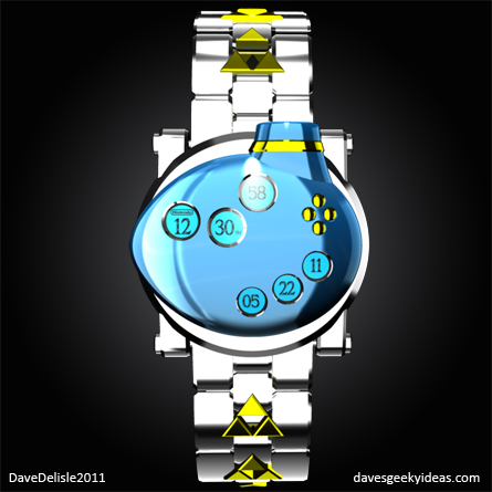 Zelda Link Watch Clock Wrist Rolex Luxury Geek Item Bling davesgeekyideas.com