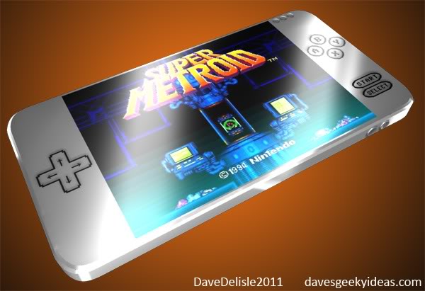 IPhone 5 concept design idea 2011 smartphone touchscreen lcd quartz davesgeekyideas.com