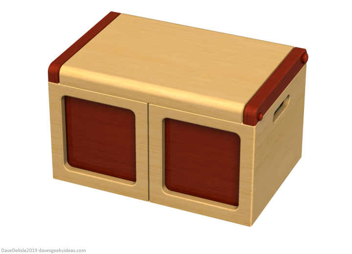 Toy Chest Transforms Into Playset Storage Dollhouse Trunk Chest 2019 dave delisle davesgeekyideas dave's geeky ideas