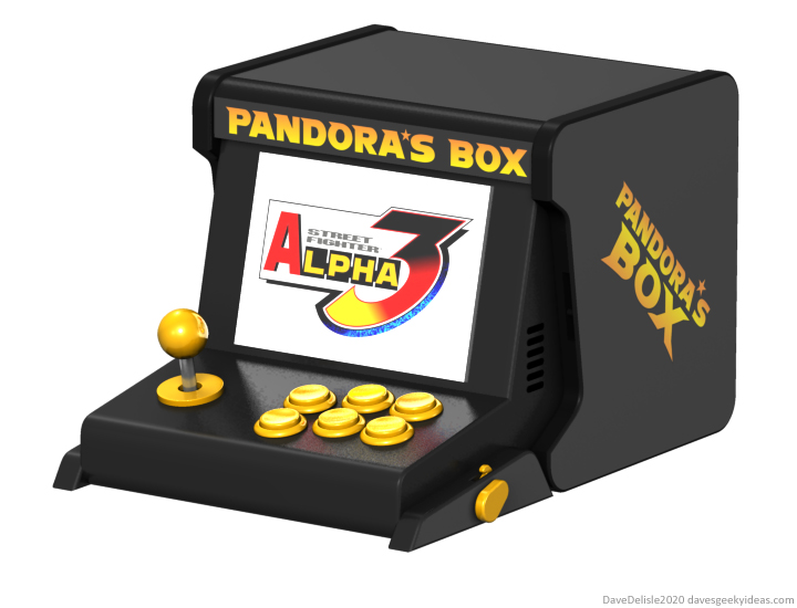 Powkiddy Pandora's Box portable arcade retro system 2020 Dave Delisle davesgeekyideas